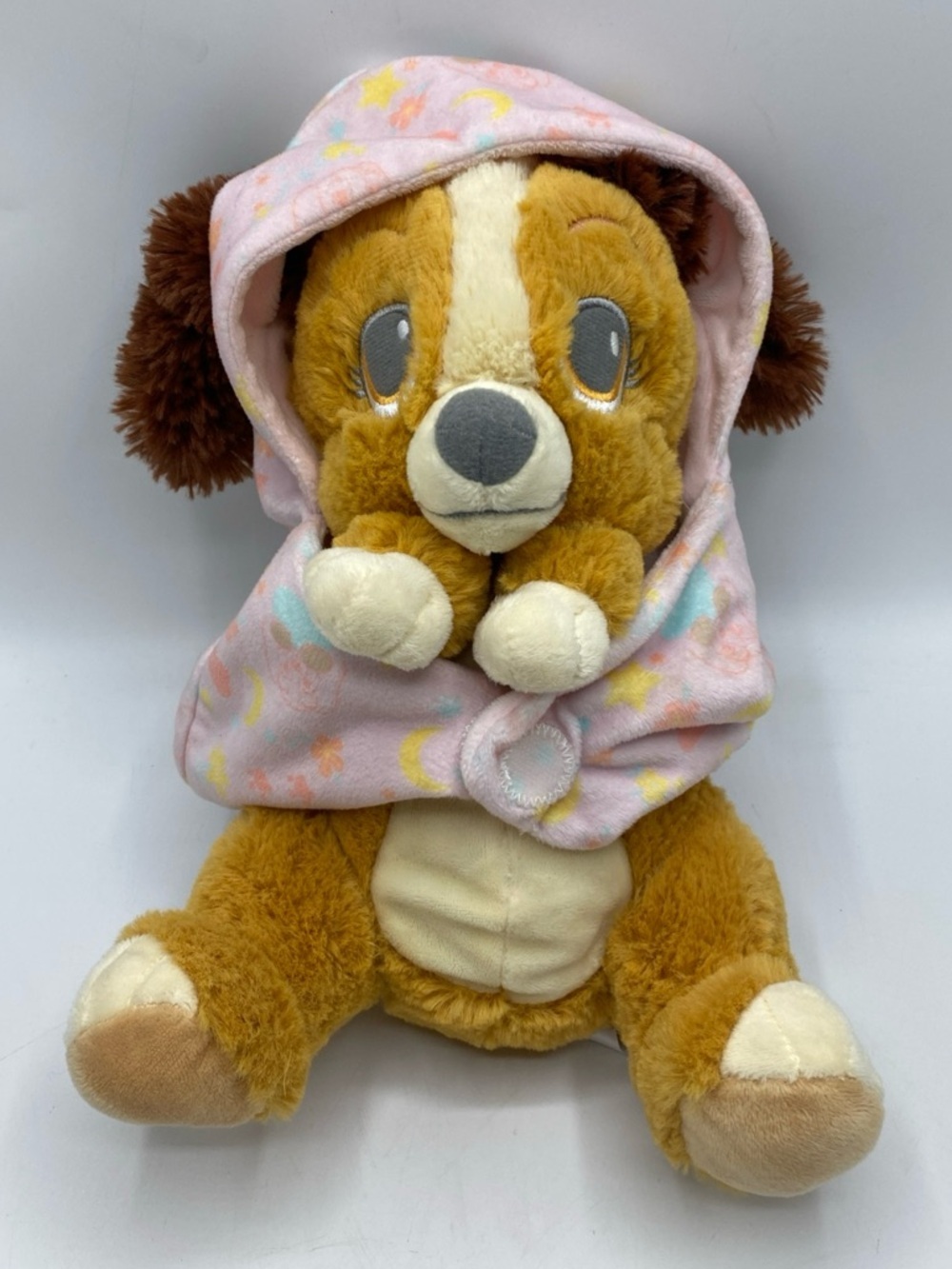 Disney Parks Lady & The Tramp Baby Lady 10” Plush With Blanket